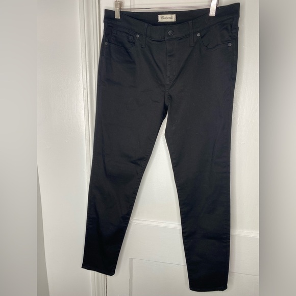MADEWELL NWT 8” Black Skinny Jeans Size 33 - Picture 2 of 8